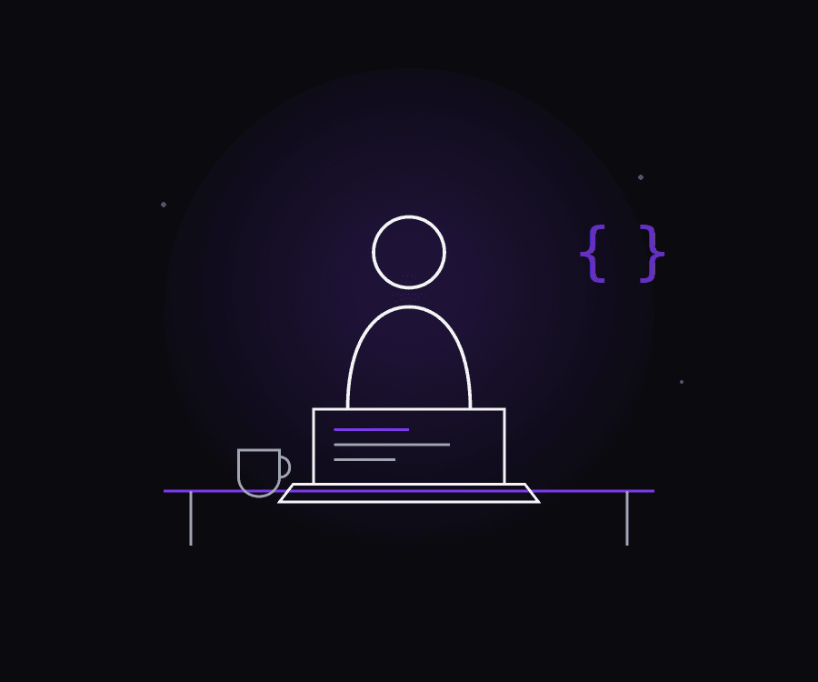 Ilustración de desarrollo web moderno